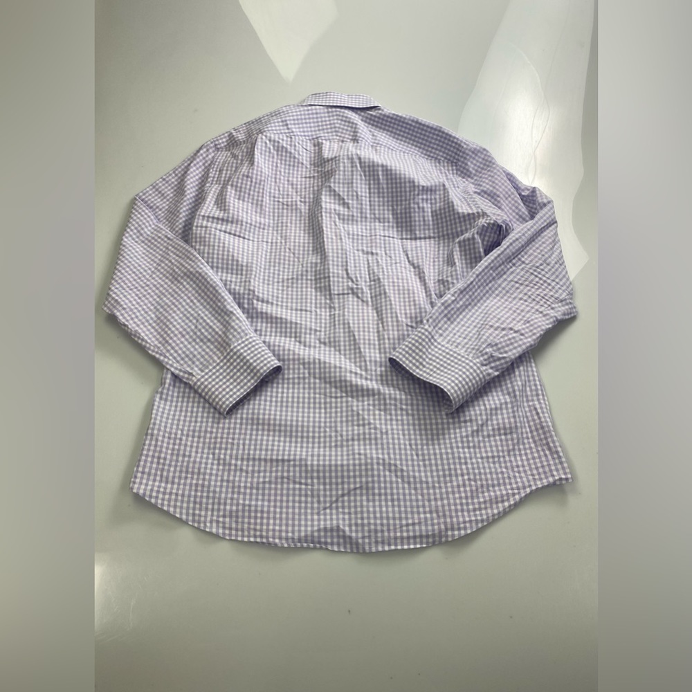CHARLES TYRWHITT light purple button down blouse p30-41 - Picture 6 of 9